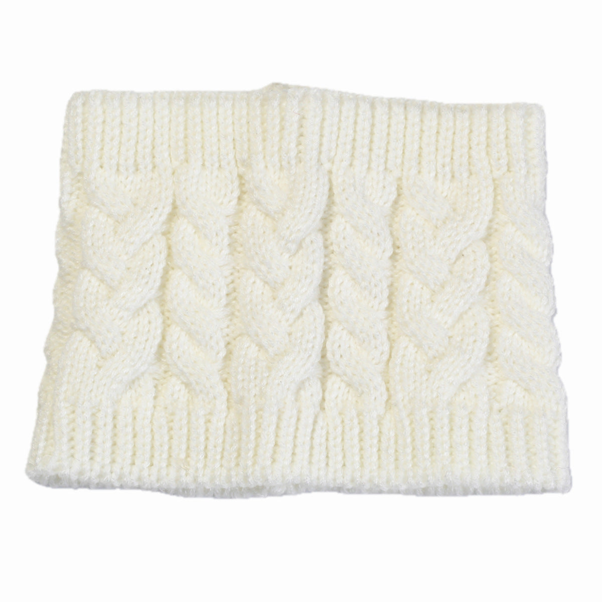 Knitted Face Wash Head Cover Empty Top Ponytail Beanie