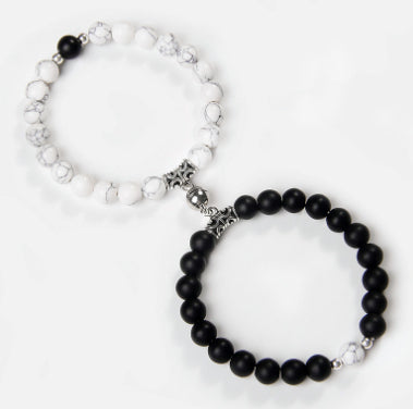 Attractive Magnetic Buckle Couple Bracelet