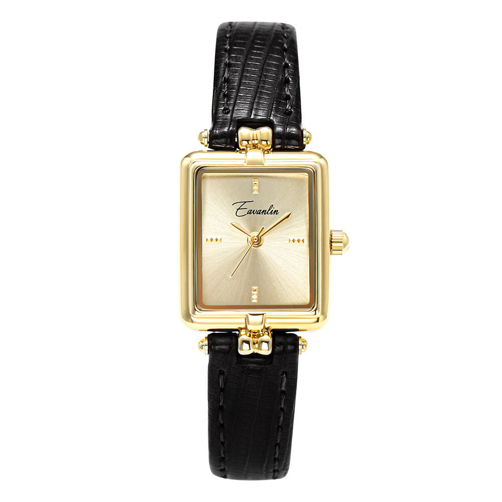 Women's Retro Special Interest Light Luxury Small Square Watch