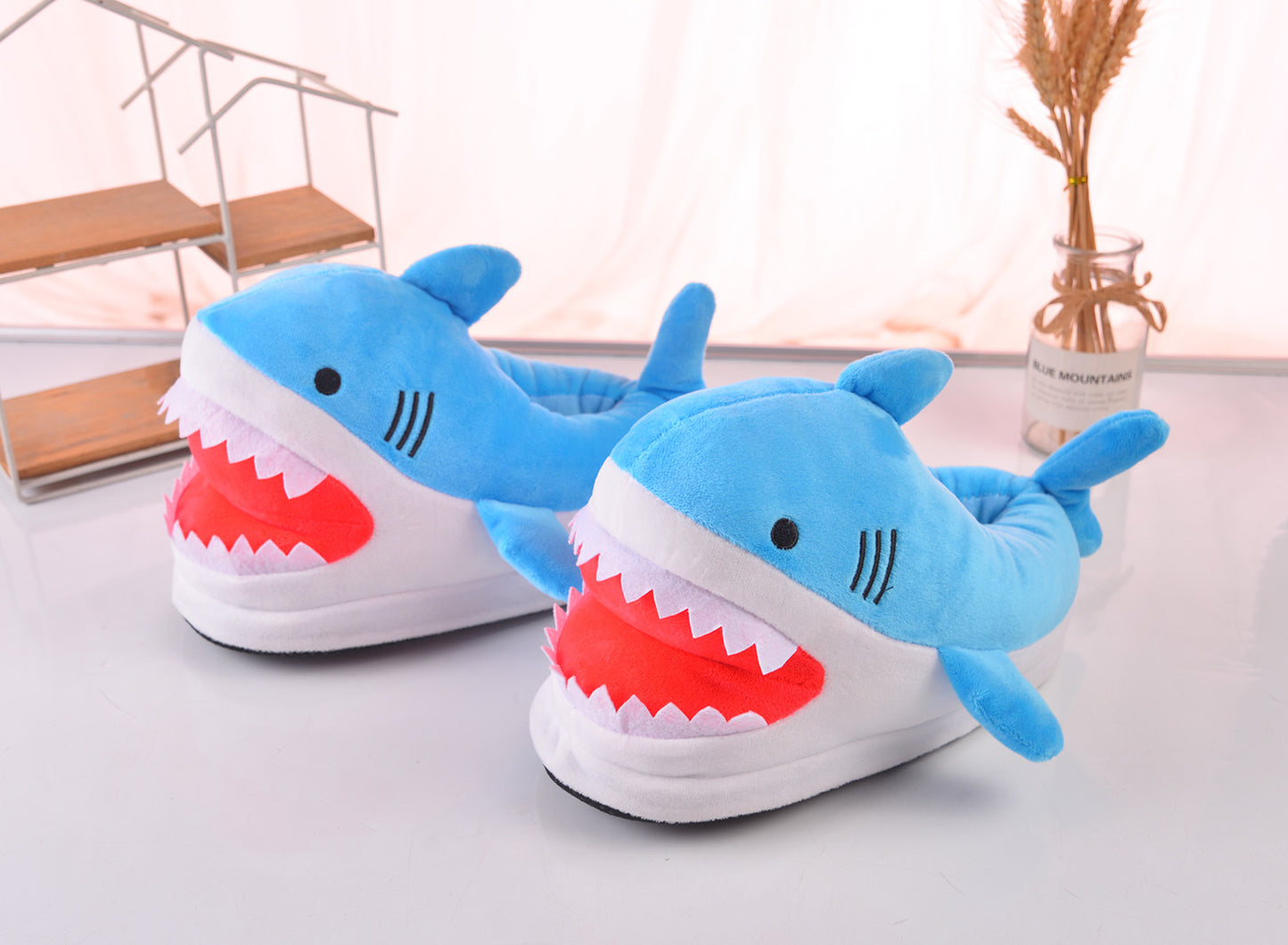 Shark Indoor Warm Plush Slippers