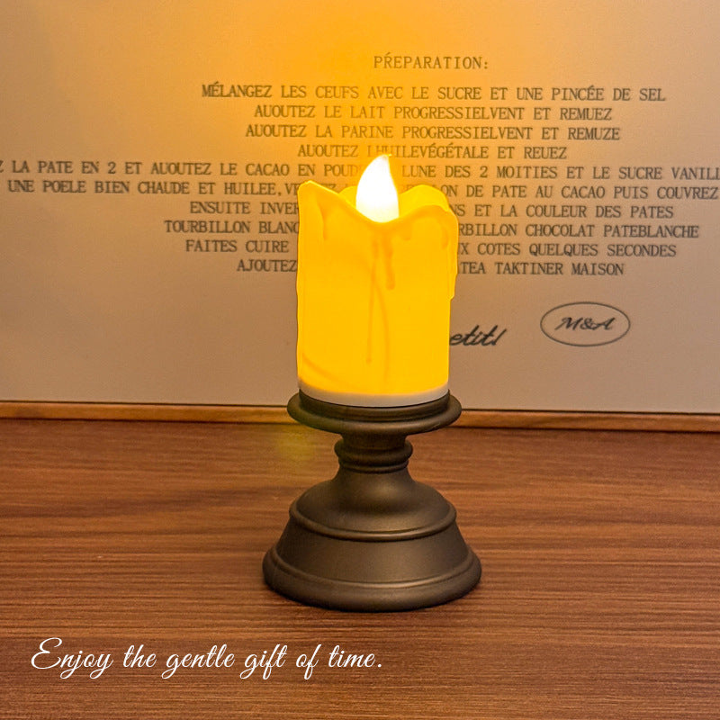 Tears Candlestick Ed Electronic Candle Lamp