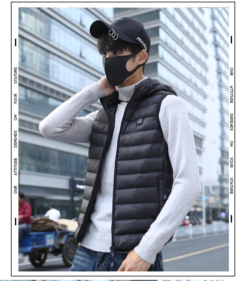 Heated cotton vest