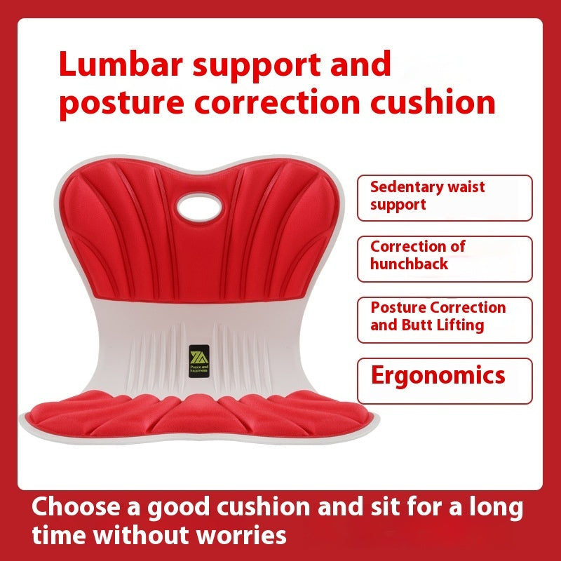 Waist Support And Posture Correction Cushion Ergonomic Design Cushion Integrated Office Seat Cushion Seat Cushion