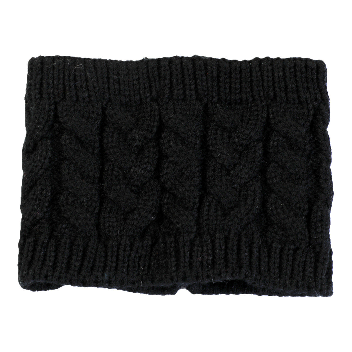 Knitted Face Wash Head Cover Empty Top Ponytail Beanie