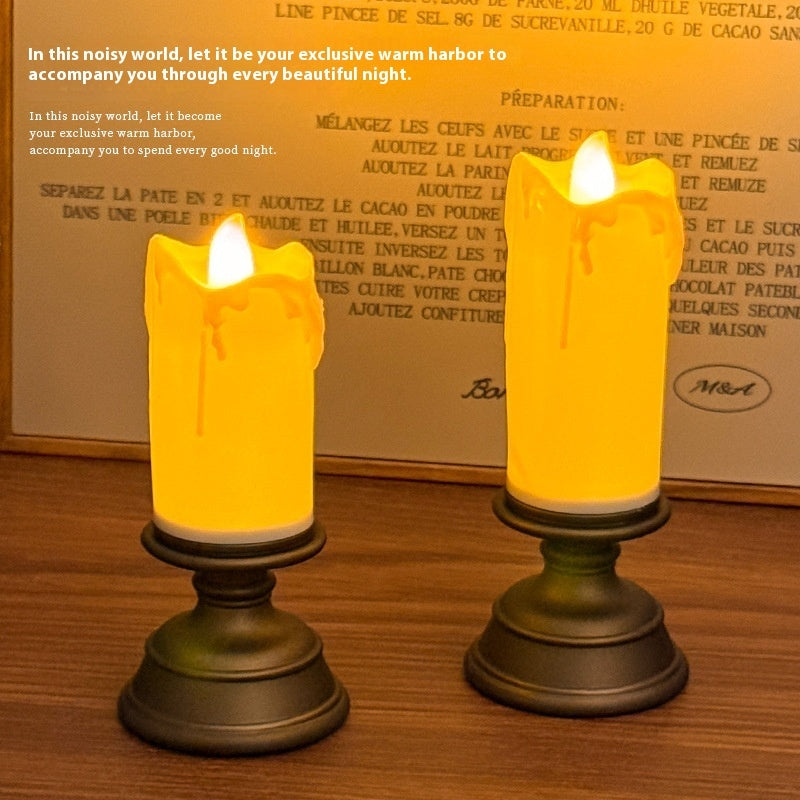 Tears Candlestick Ed Electronic Candle Lamp